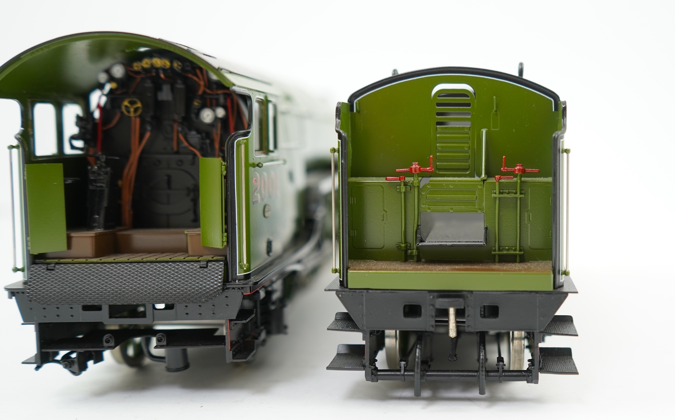 An 0 Gauge L H Lovelace & Co. by F M Models, model of LNER Class P2 Cock O’ The North, 2001 2-8-2 locomotive, powered for two rail operation, with original box.